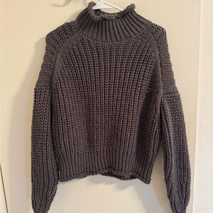 H&M Dark Gray Turtleneck Sweater